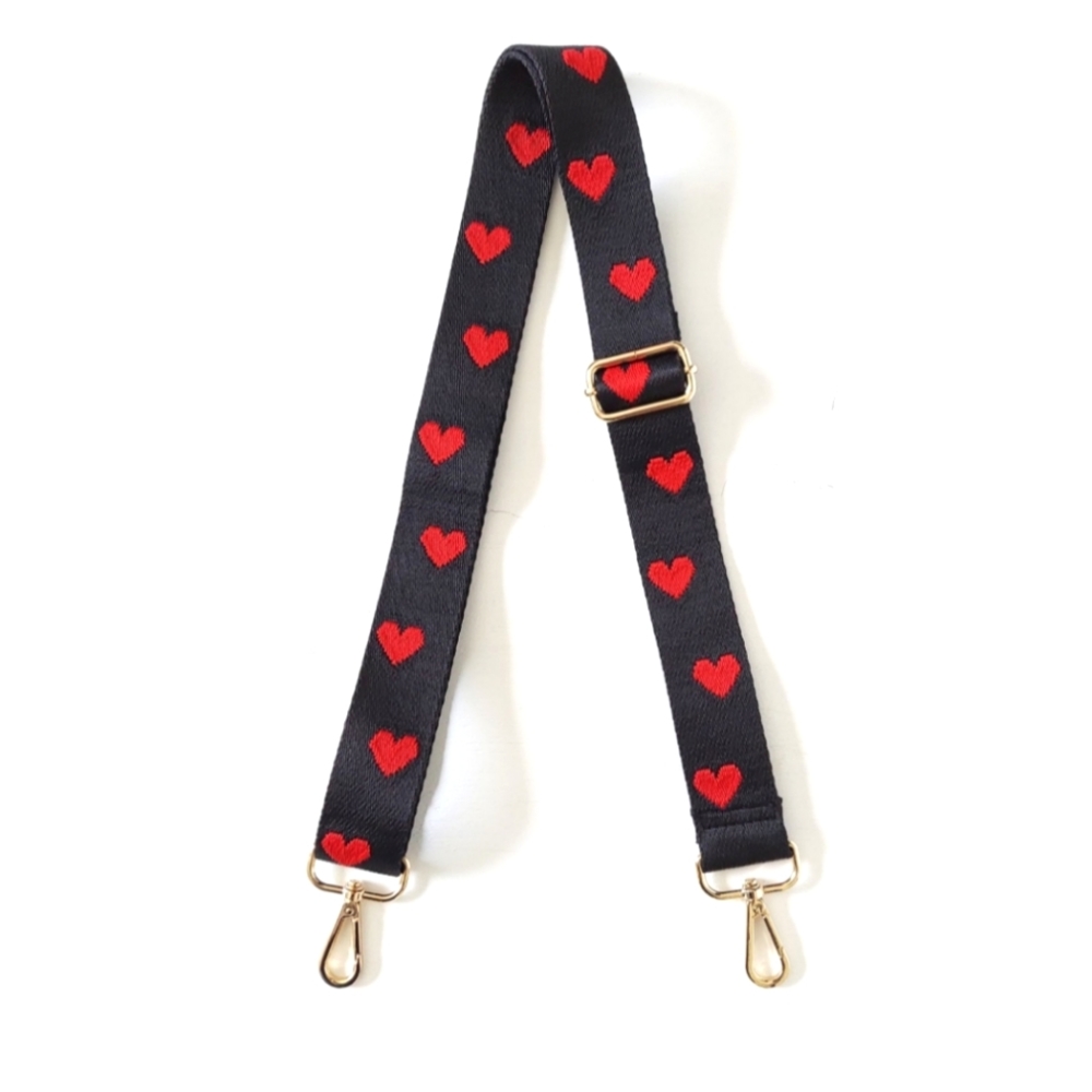 Bag Strap - Hearts